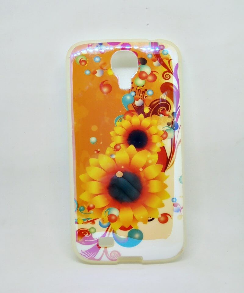 Чохол "Print" для  Samsung S4 I9500 "Соняхи" (силікон)-0
