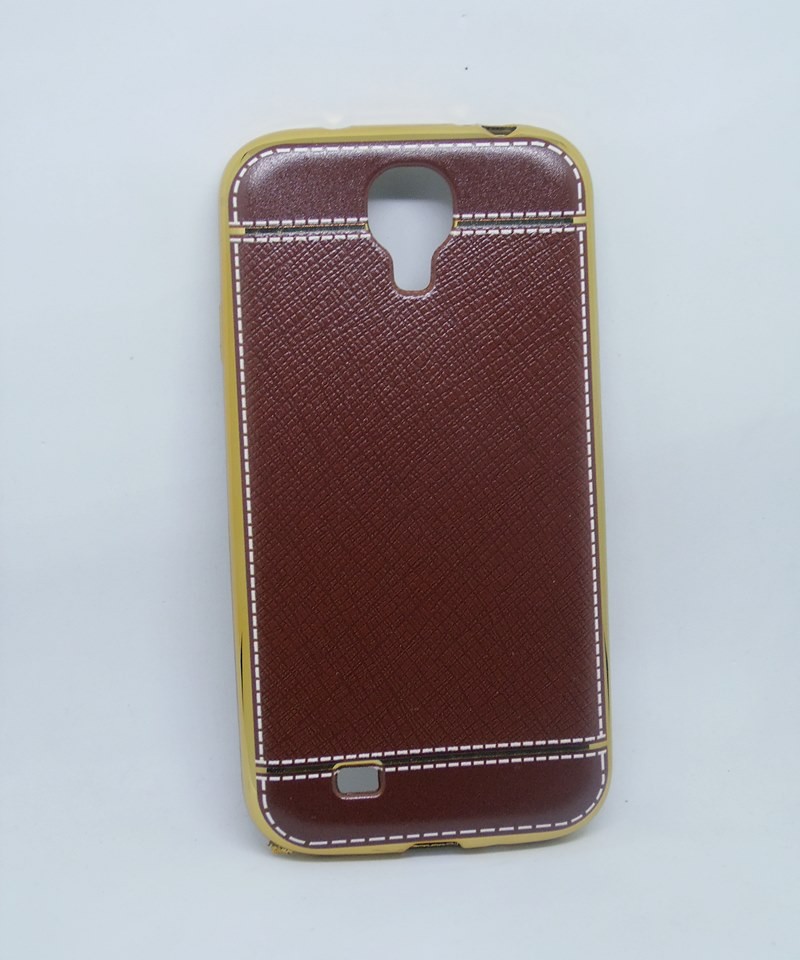 Чохол "Leather" для  Samsung S4 I9500 корчневий-0