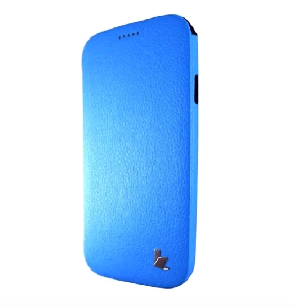 Чохол JISON CASE Premium Leatherette для SAMSUNG S4 (blue)-0