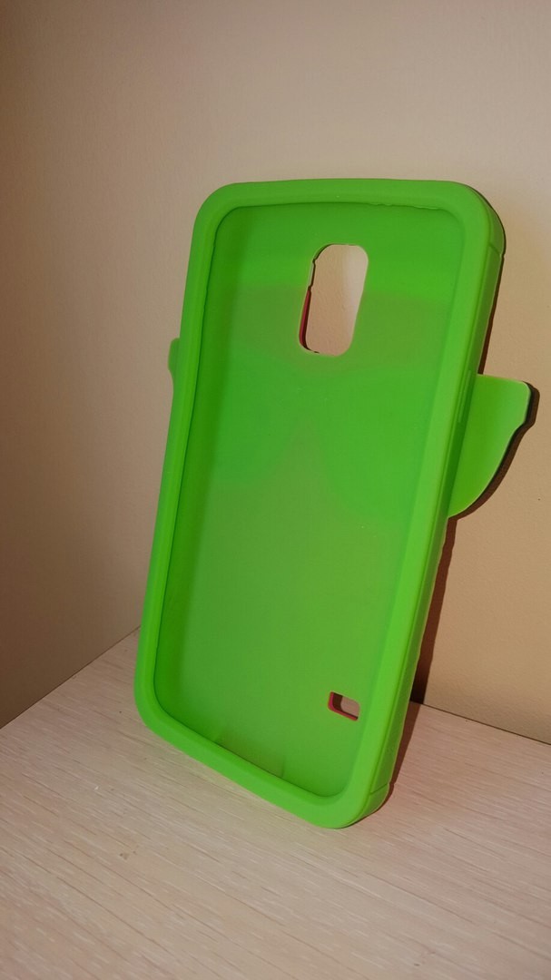 Накладка для Samsung S5 Кавун з дзеркальними окулярами "Pink" лимоний-1