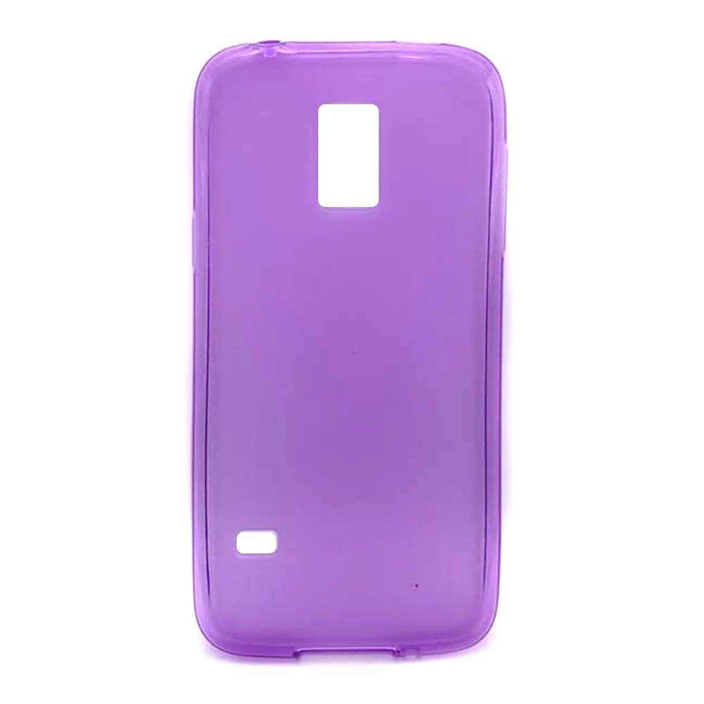 Накладка для Samsung S5 mini Фіолетовий силікон-0