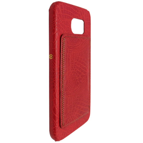 Чохол DK-Case Рептилія з кишенею для Samsung S6 (G920)  (red)-0