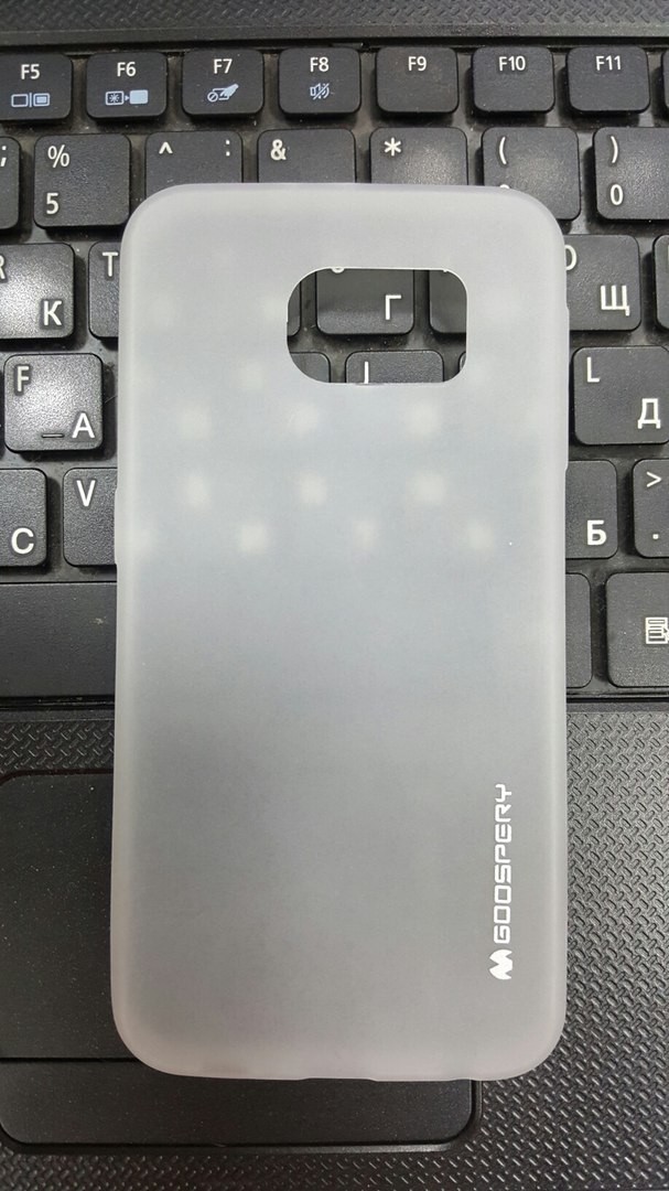 Накладка Goospery Soft Tuch для Samsung S6 (G920) (Біла) в тех. упаковці (0,3 мм)-0