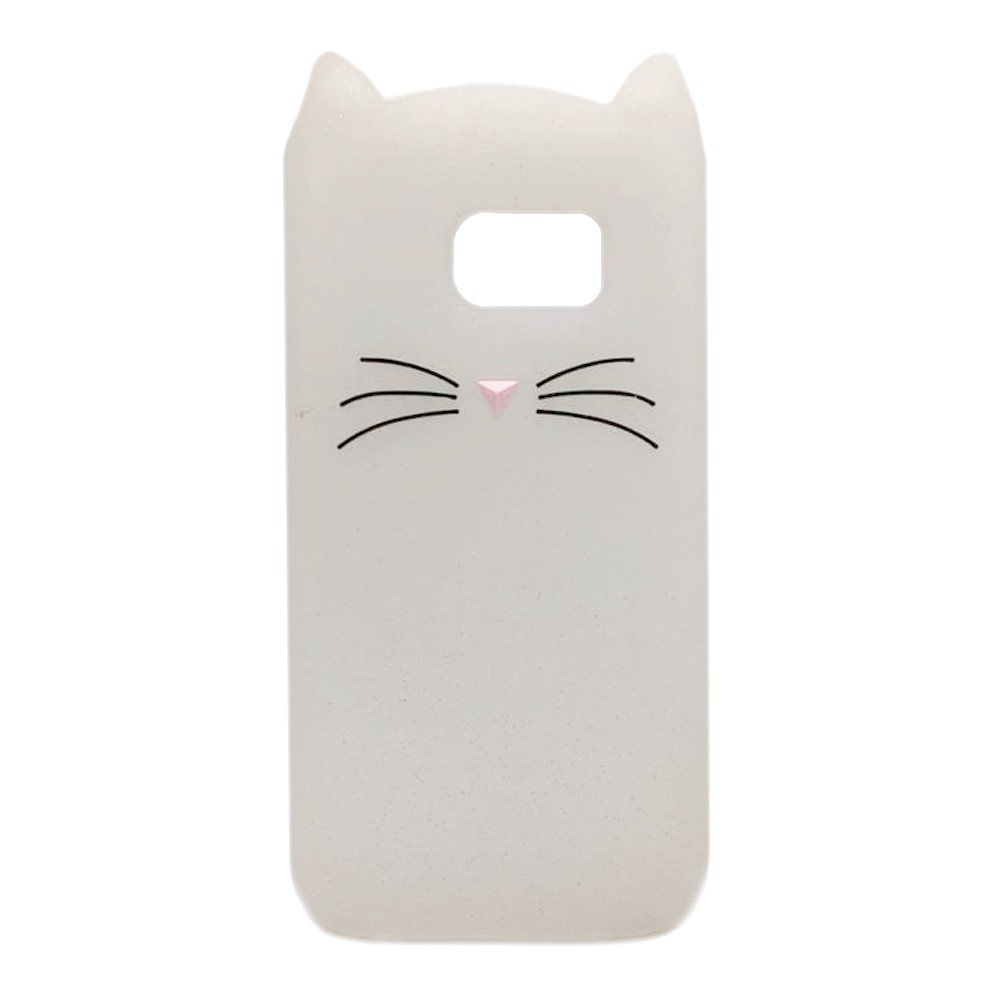 Накладка Cat 3D для Samsung S7 (G930) біла-0