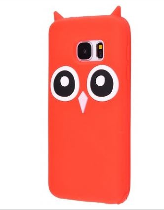 Накладка TOYS для Samsung S7 (G930)  Сова червона-0
