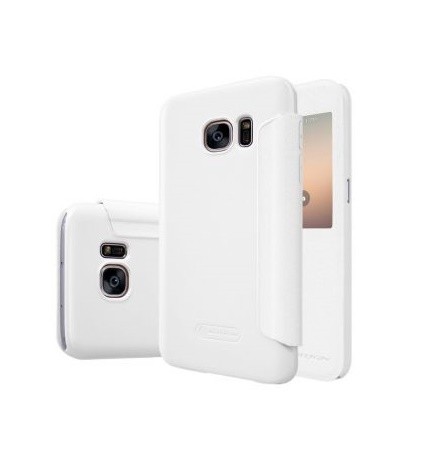 Книжка Nillkin Sparkle для Samsung S7 (G930) білий-0