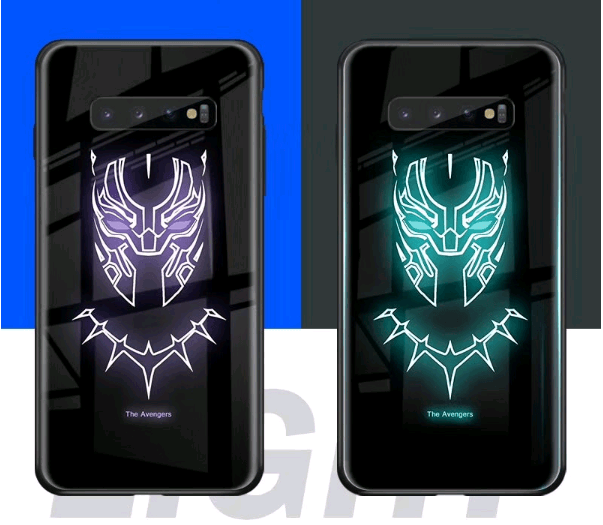 Накладка LUMINOUS GLASS для  Samsung S8 Plus (Black Panther)-2
