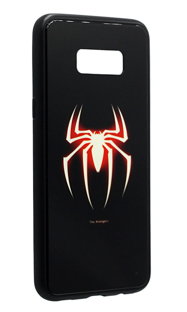 Накладка LUMINOUS GLASS для  Samsung S8 Plus (Spiderman)-1