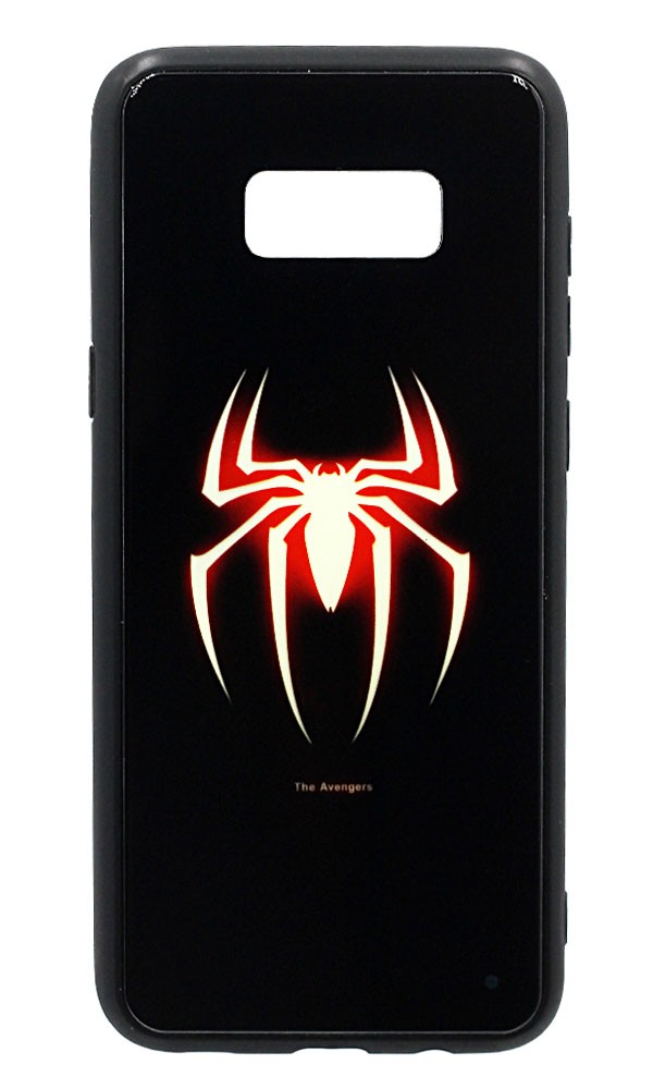 Накладка LUMINOUS GLASS для  Samsung S8 Plus (Spiderman)-0