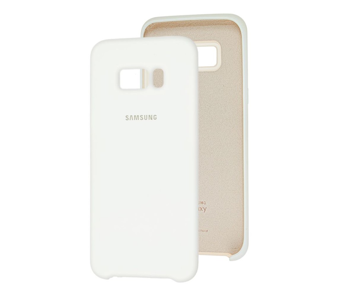 Silicone Case Premium для Samsung S8 Plus (White)-0
