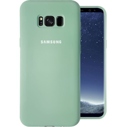 Silicone cover для Samsung S8 салатовий-0