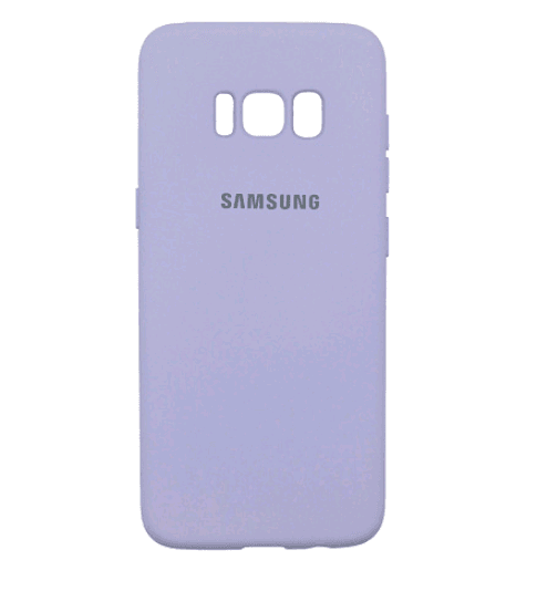 Silicone cover для Samsung S8 (Violet)-0