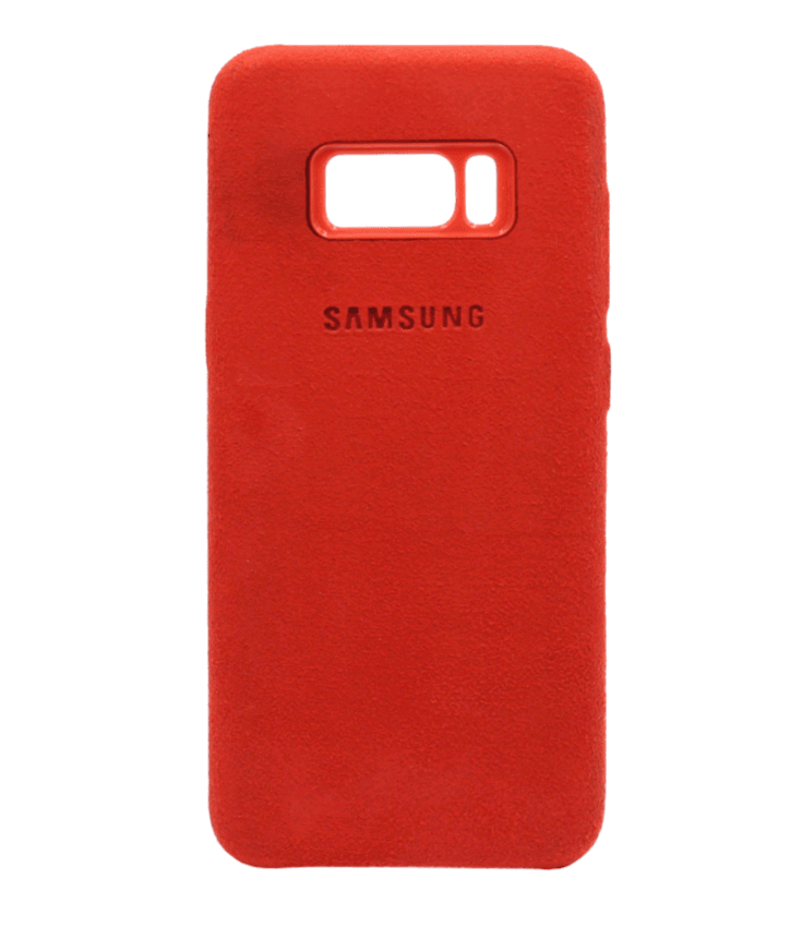 Чохол-накладка Alcantara для Samsung S8 Plus (red)-0