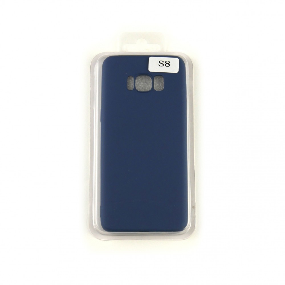 Silicone Case Full Cover для Samsung S8 синій-0