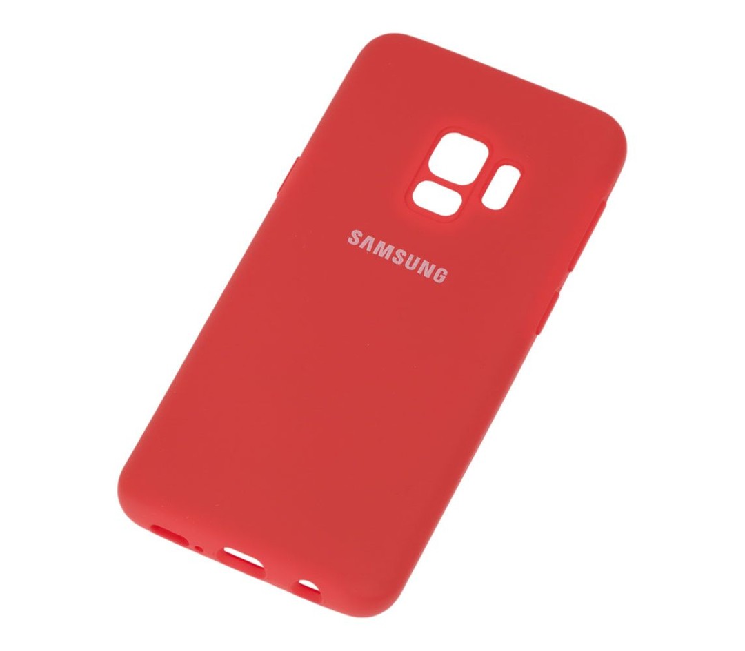 Silicone Cover Full Protective Samsung Galaxy S9 (red)-1
