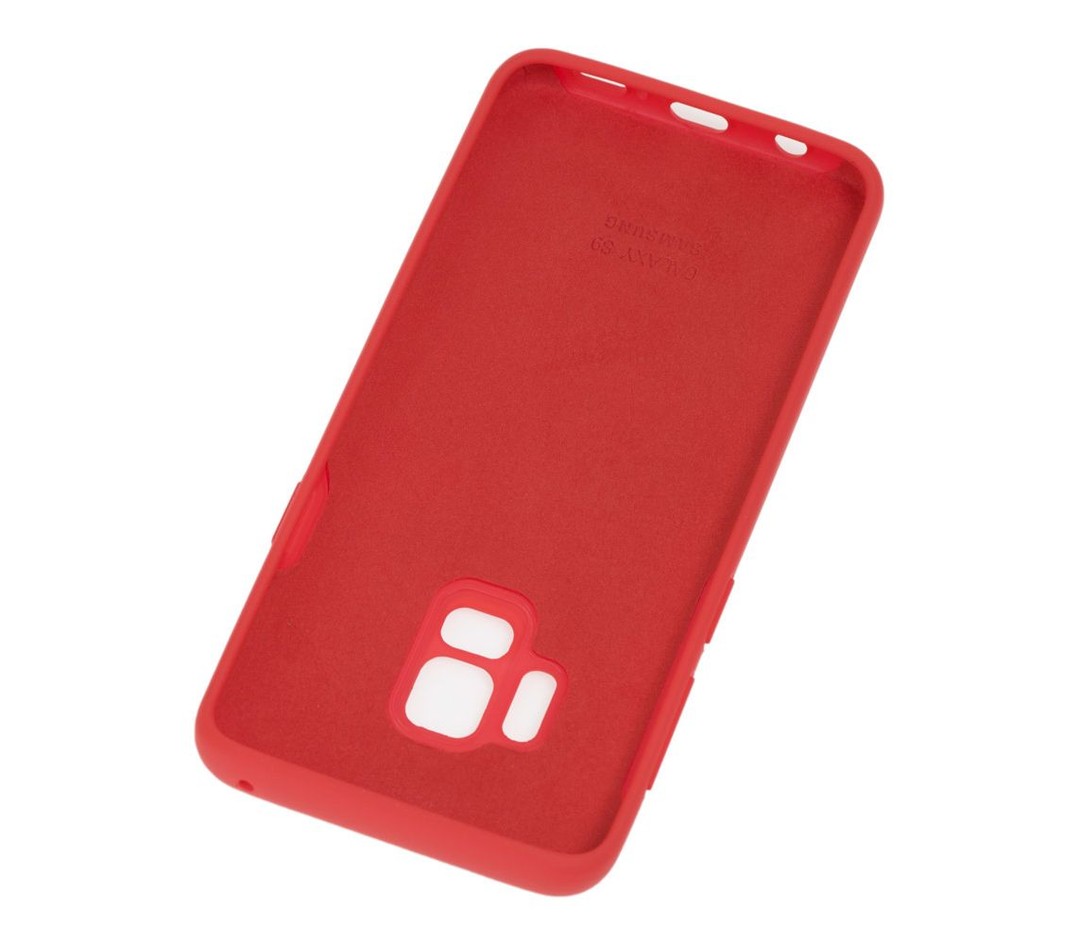 Silicone Cover Full Protective Samsung Galaxy S9 (red)-2