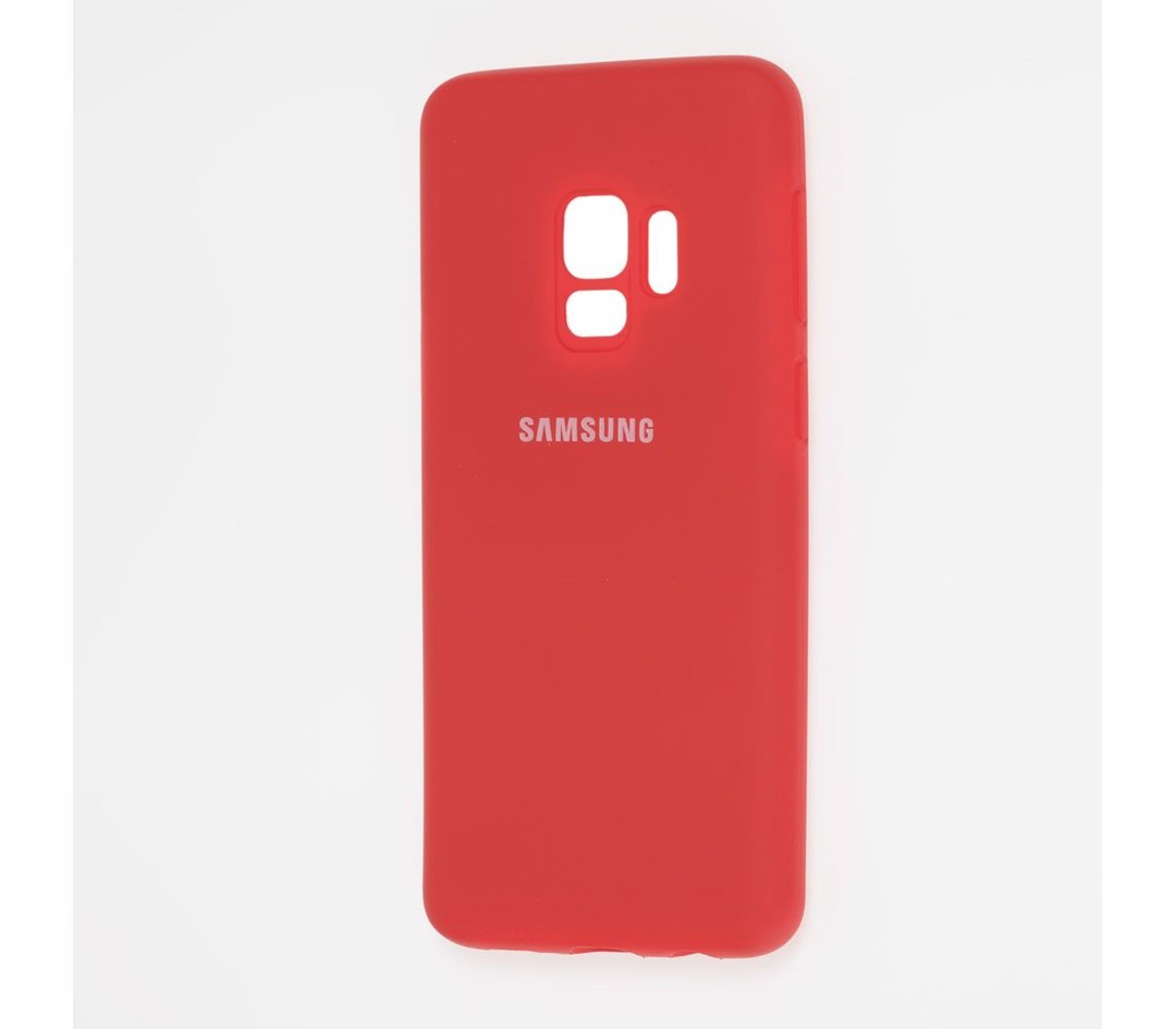 Silicone Cover Full Protective Samsung Galaxy S9 (red)-0