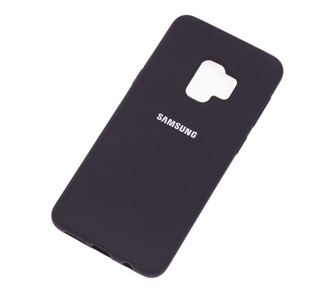 Silicone Cover Full Protective Samsung Galaxy S9 (black)-1