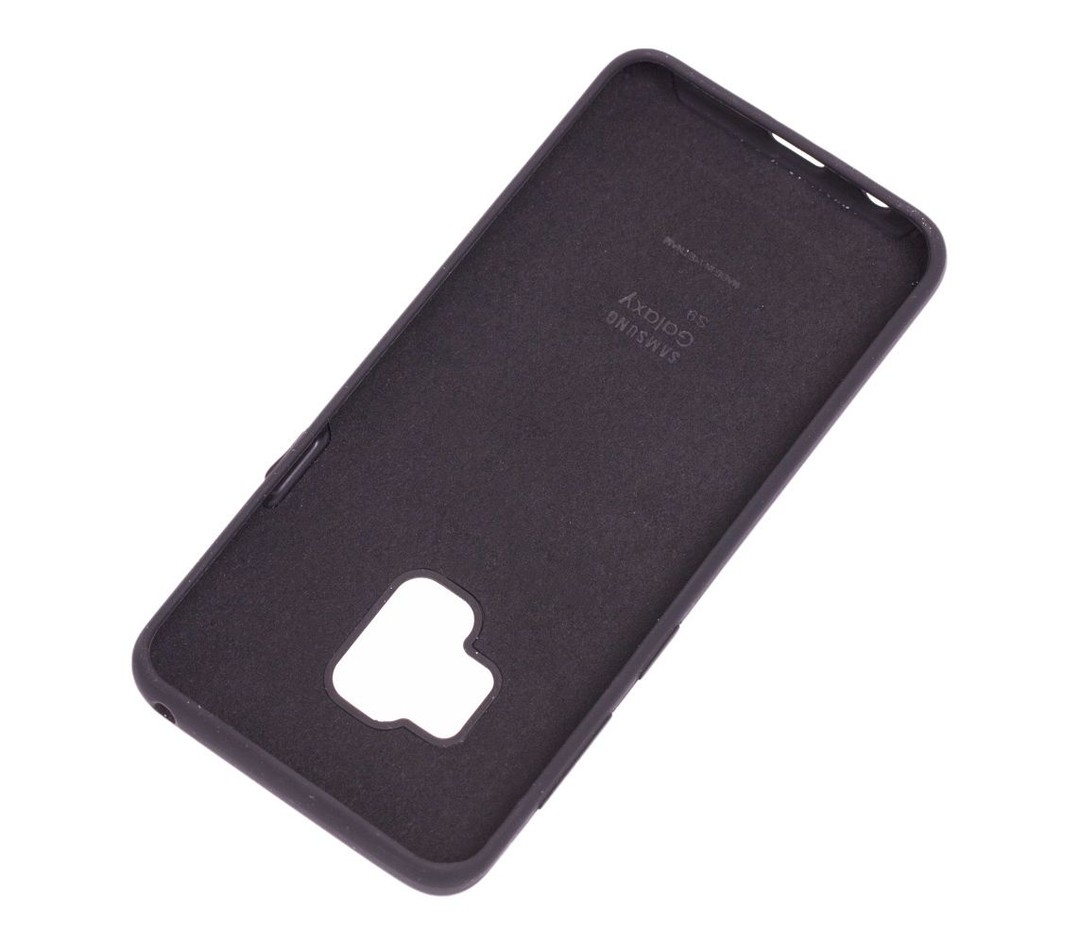 Silicone Cover Full Protective Samsung Galaxy S9 (black)-2