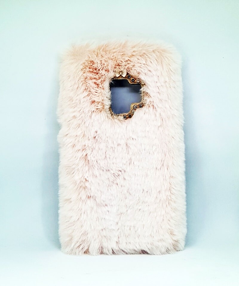 Накладка FUZZY для Samsung S9 (персик)-0
