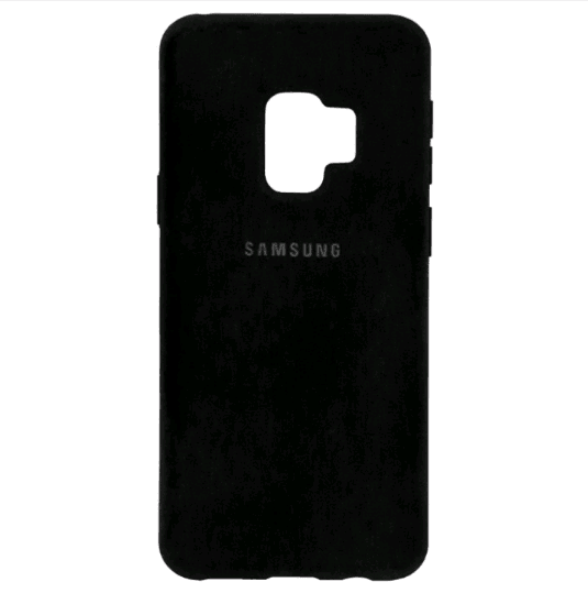 Накладка Silicone Case Full для Samsung S9 чорний-0