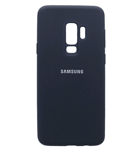 Silicone cover для Samsung S9 Plus темно-синій-0