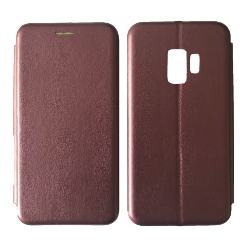 Книжка Premium для Samsung S9 Plus бордова-0