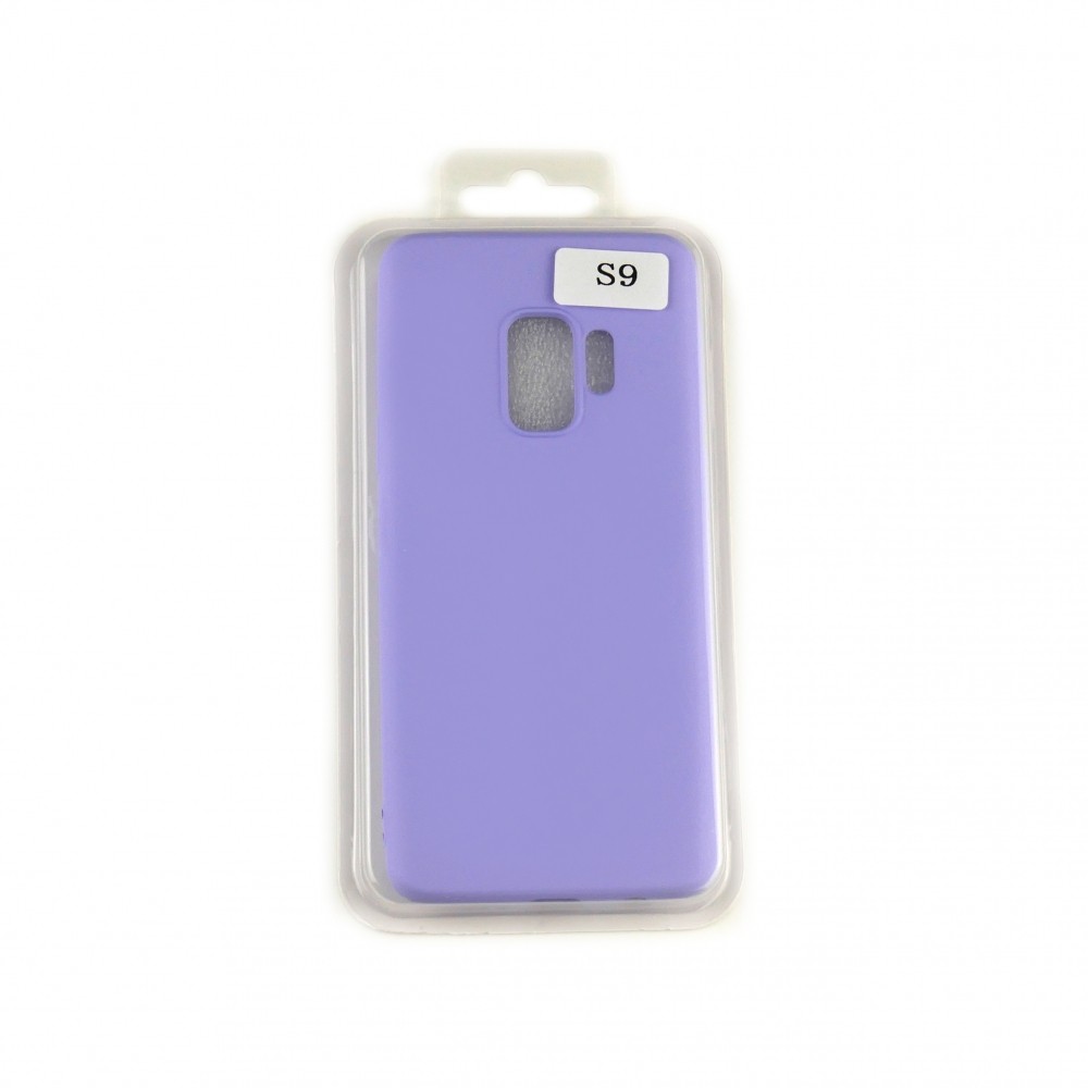 Silicone Case Full Cover для Samsung S9 лавандовий-0