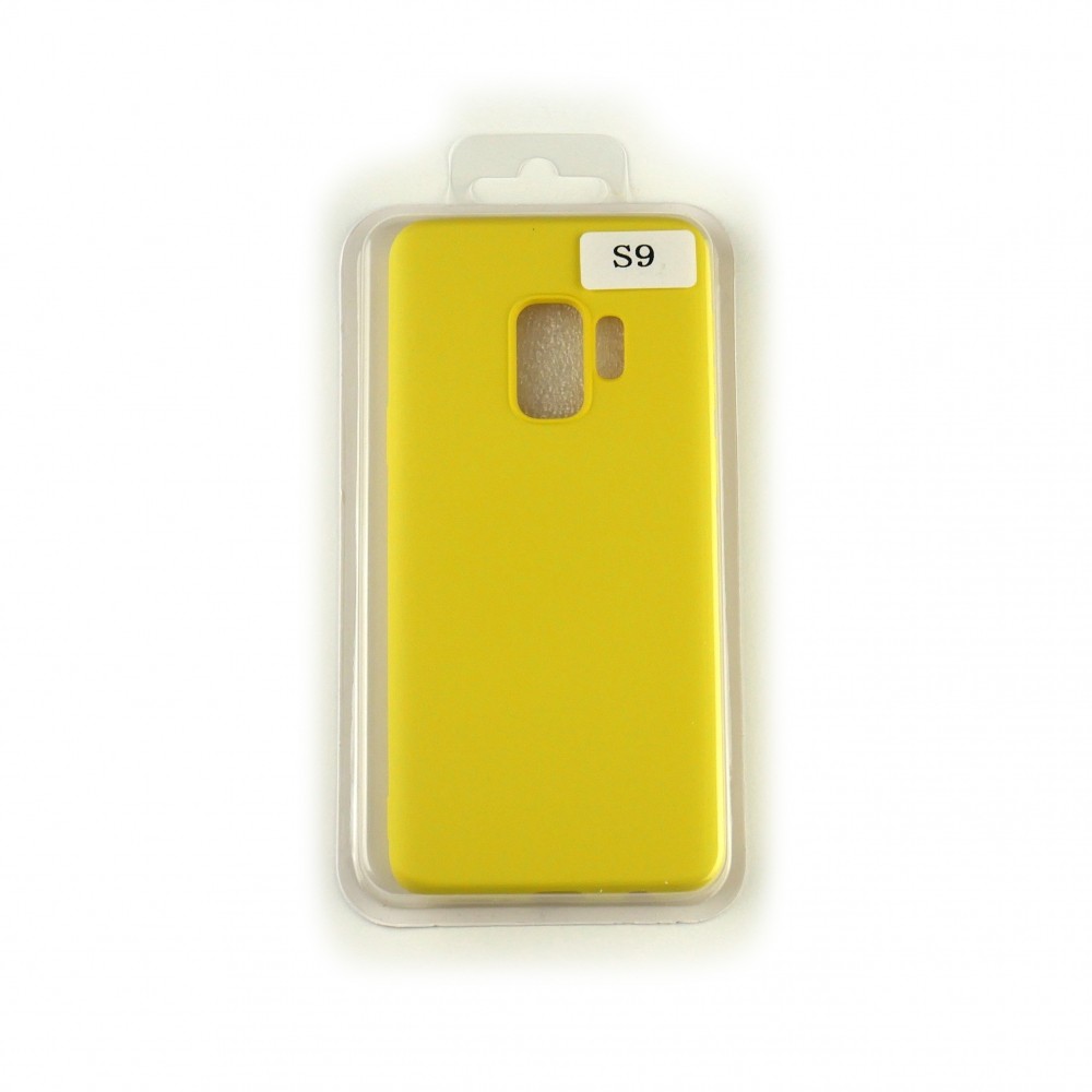 Silicone Case Full Cover для Samsung S9 жовтий-0