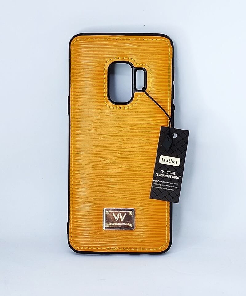 Накладка WOC для Samsung S9 коричнева-0