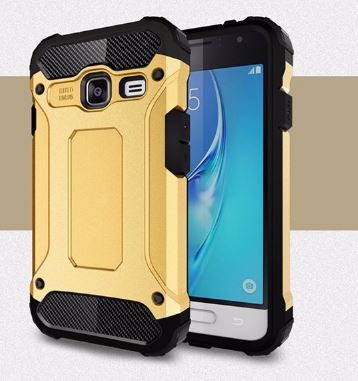 Накладка для для Samsung J1 mini J105 (Spigen NEW (original) metall) золота-0