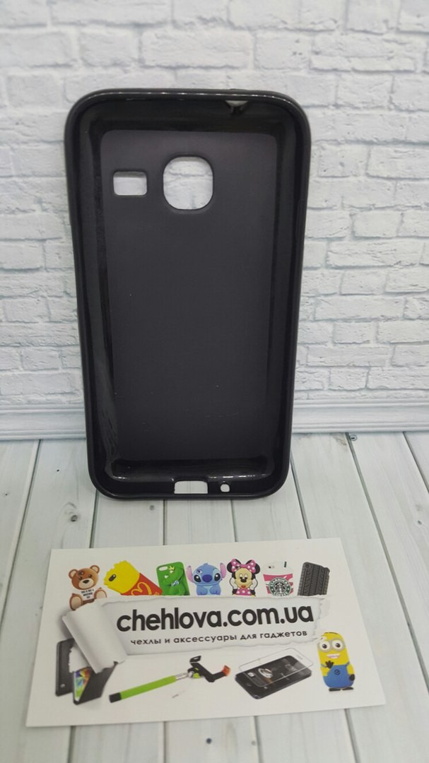 Силиконовая накладка Remax "Flowers Black & White" для Samsung J1 mini J105-1