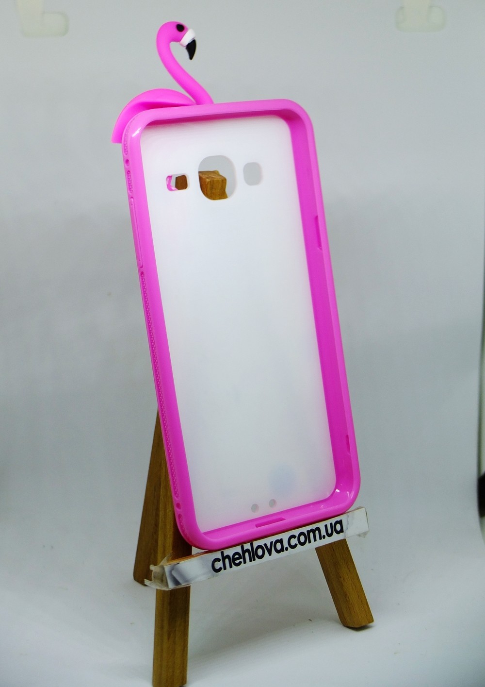 Накладка "Cartoon" для Samsung J1 (2016) J120 Фламінго-1