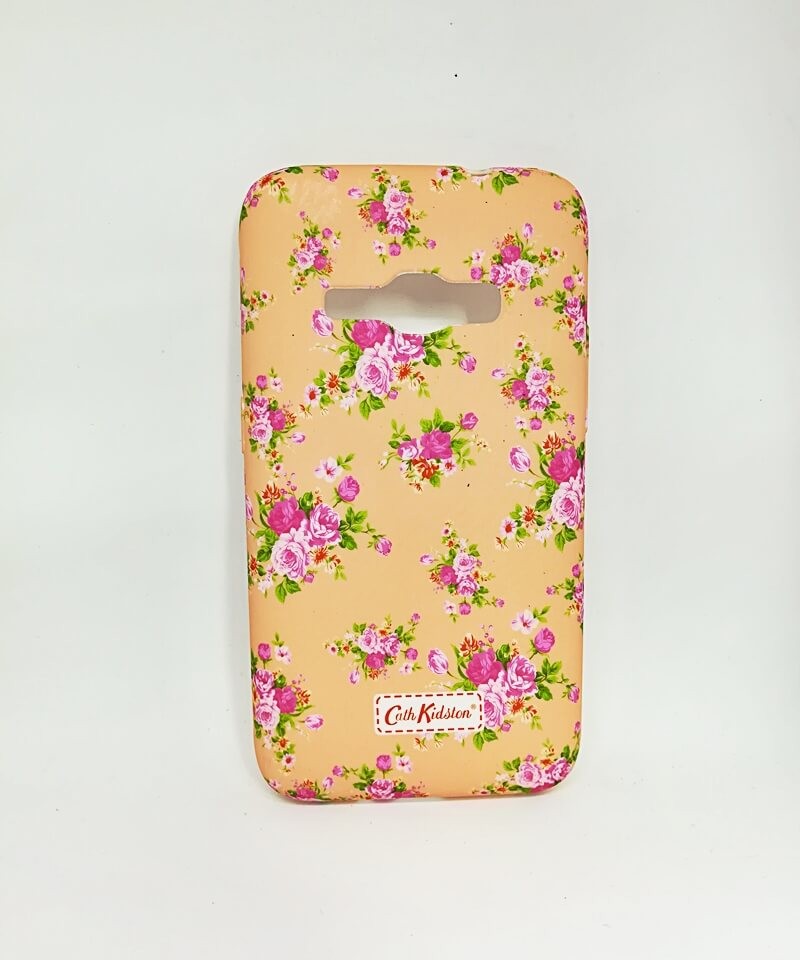Накладка Акварель для Samsung J1 (2016) J120 "Квіти на рожевому"-0