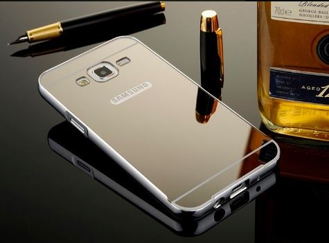 Накладка Mirror для Samsung J1 J100 срібна-0