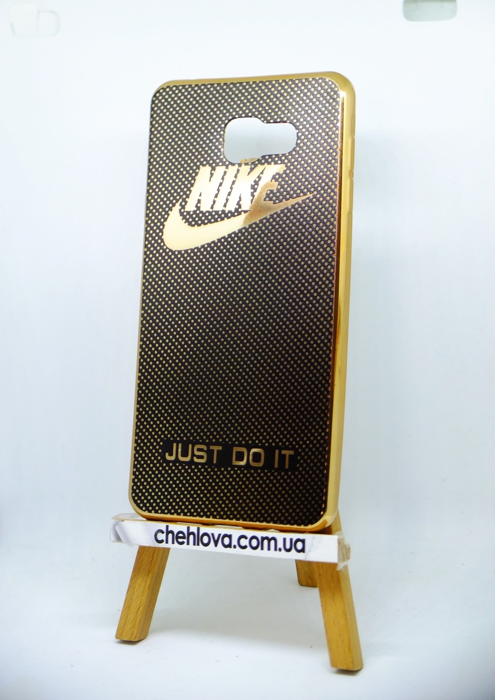 Накладка для Samsung A7 (2016) A710 "Nike золото" (силікон)-0