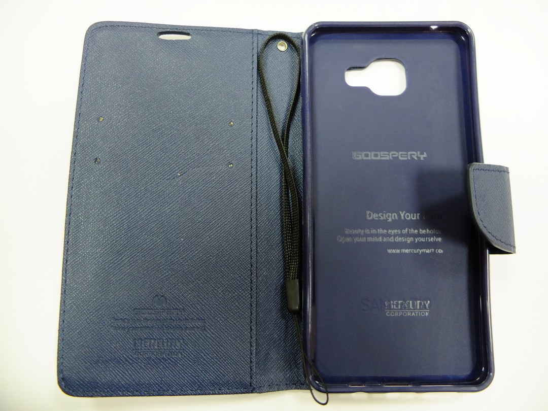 Книжка Goospery Fancy для Samsung A7 (2016) A710 синя-2