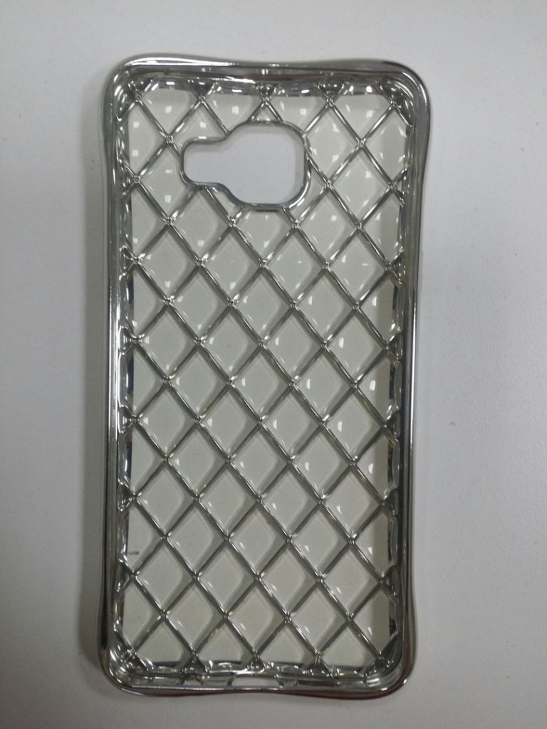 Накладка Сітка для Samsung A3 (2016) A310 срібна-1