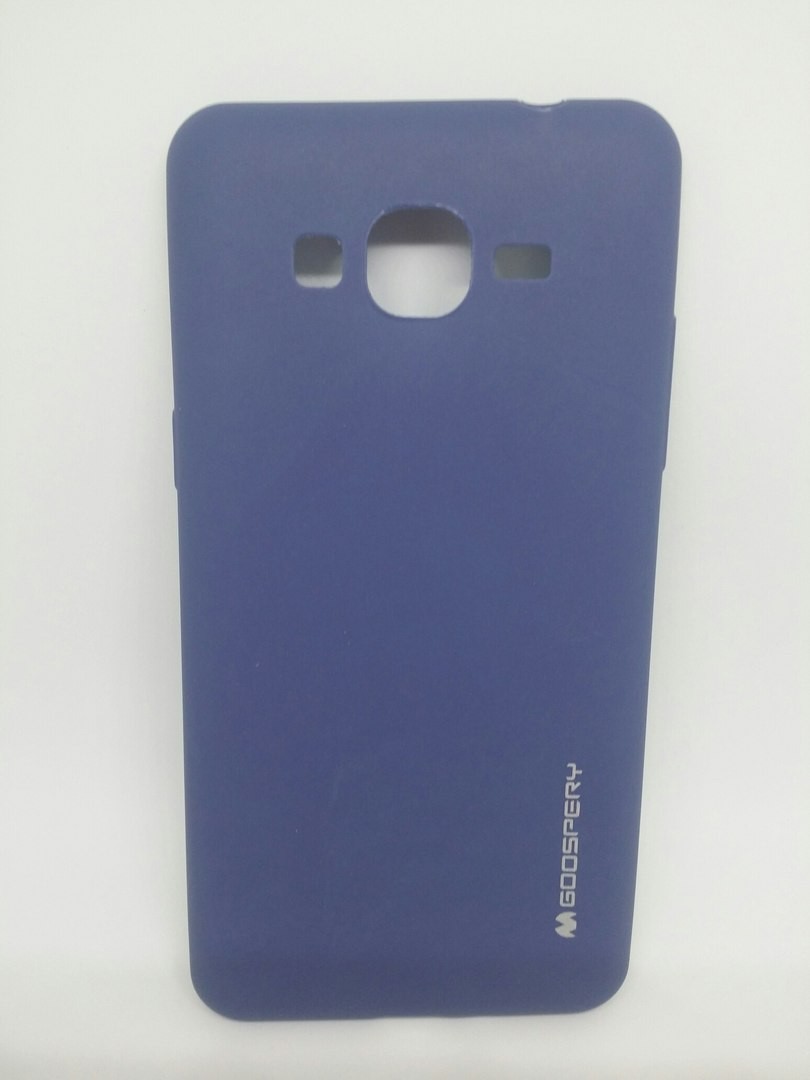 Накладка Goospery Soft Tuch для Samsung J1 синя-0