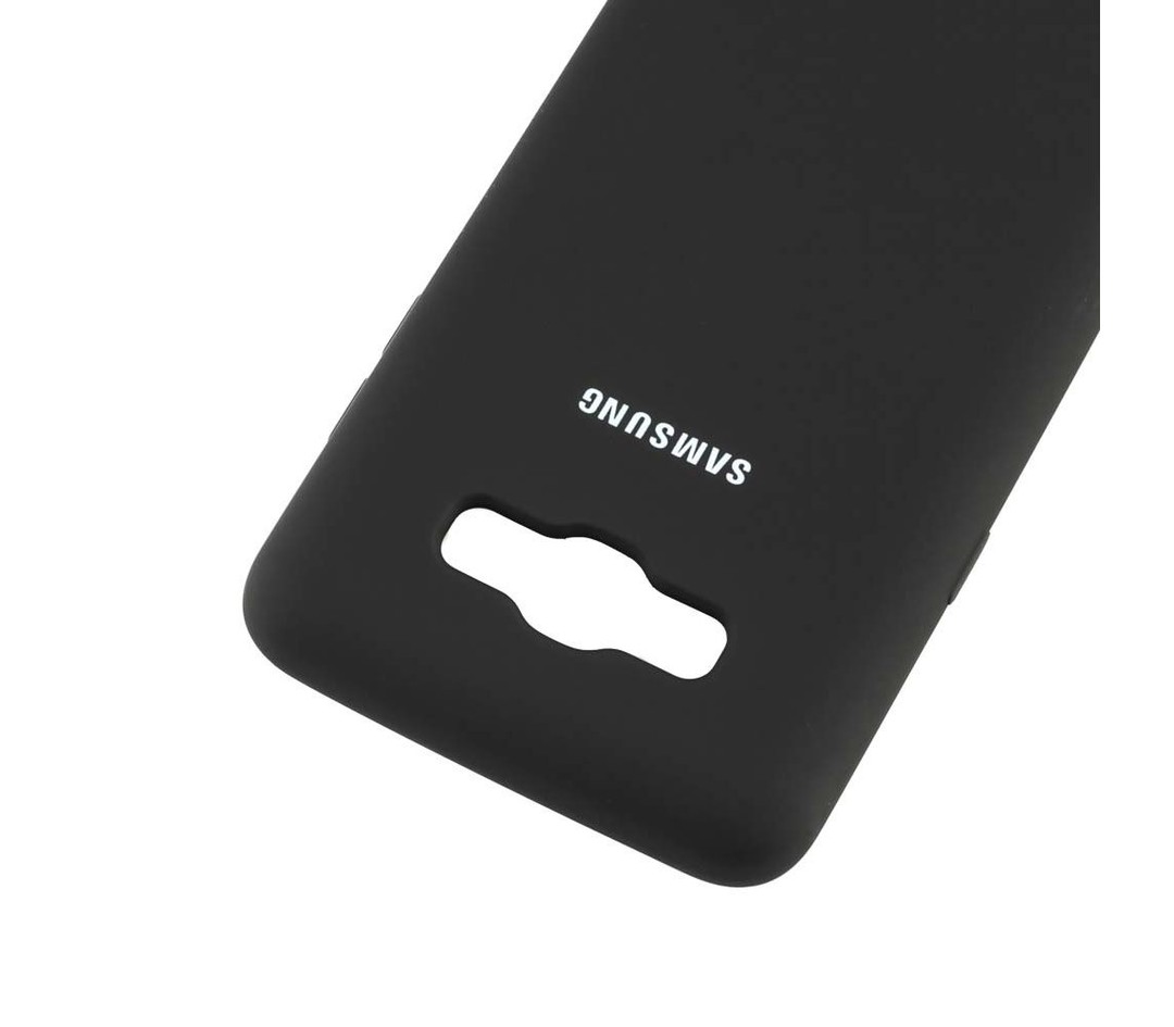 Накладка для Samsung J5 (2016) J510 Soft Touch Silicone Case (Чорна)-1