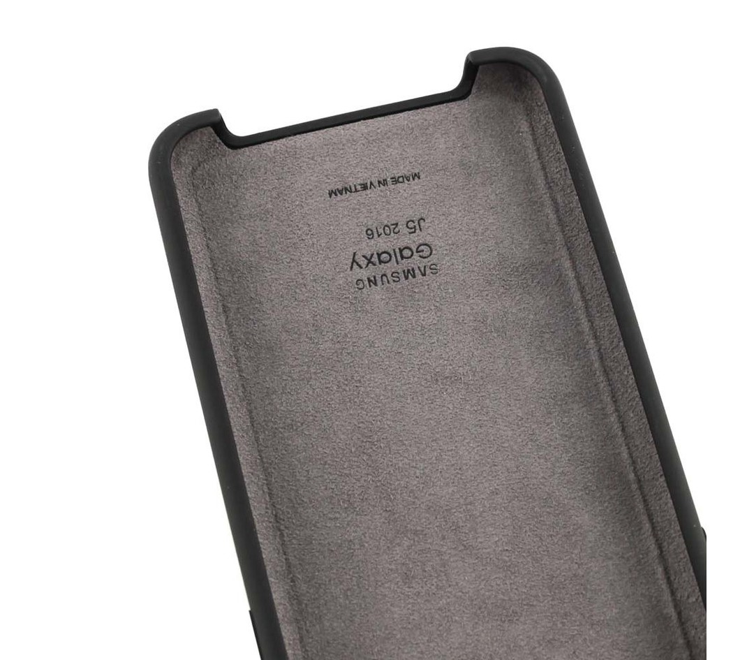Накладка для Samsung J5 (2016) J510 Soft Touch Silicone Case (Чорна)-2