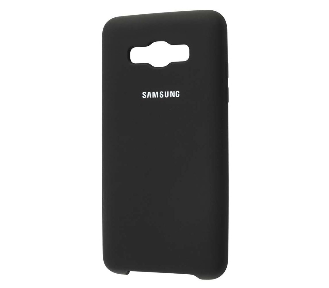 Накладка для Samsung J5 (2016) J510 Soft Touch Silicone Case (Чорна)-0
