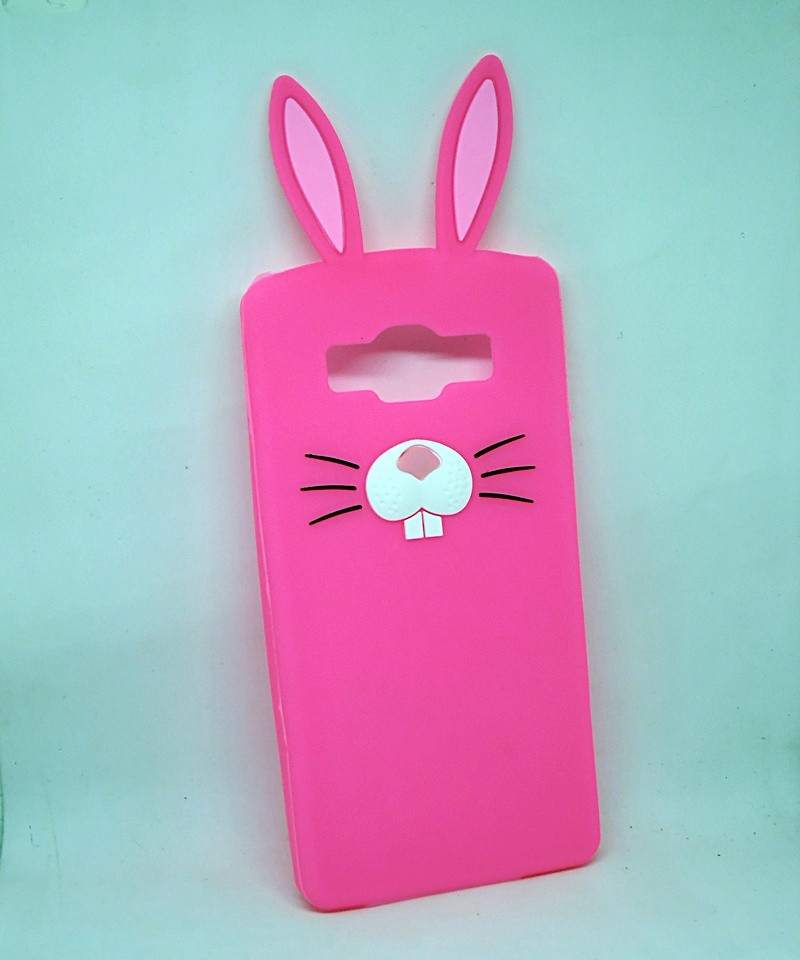 Накладка TOYS для Samsung J2 Prime/Grand Prime G530/J510/A5/E5/J5 кролик малиновий-0