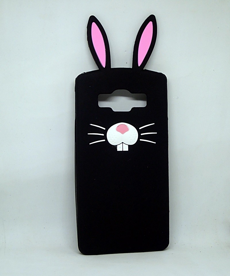 Накладка TOYS для Samsung J2 Prime/Grand Prime G530/J510/A5/E5/J5 кролик чорний-0