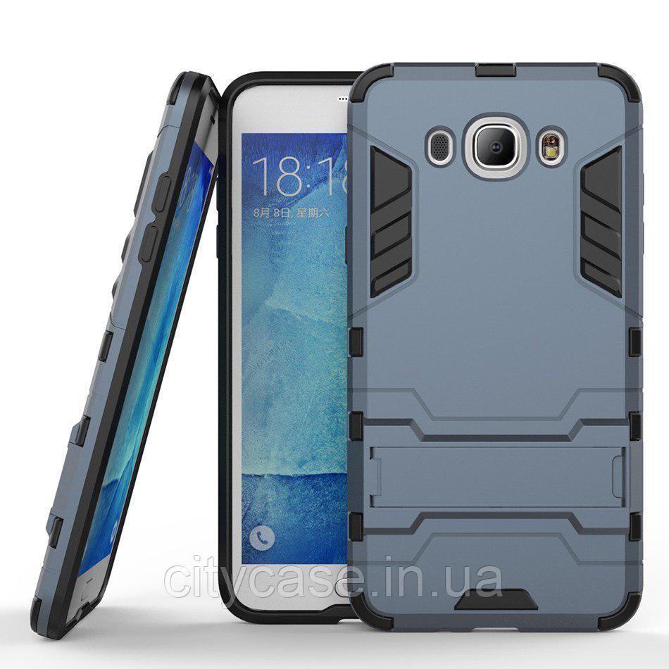 Накладка Hard Defence для Samsung J7 (2016) J710 синя-0
