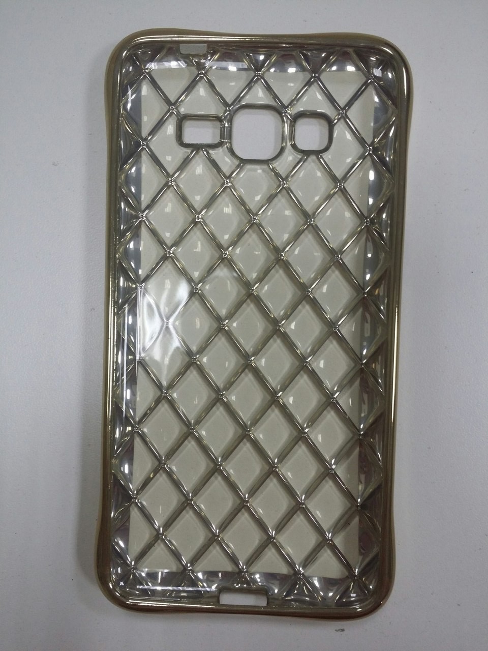Накладка для Samsung J1 Ace J110 Сітка золото 3D-0