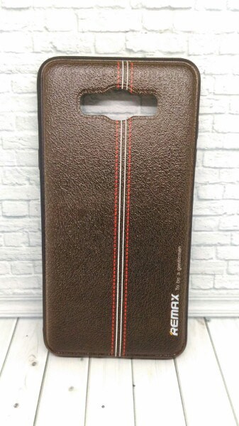 Накладка Remax для Samsung J1 (2016) J120 "Leather stripe"-0