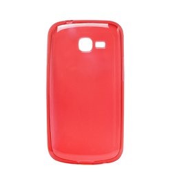 Накладка для Samsung Star Plus S7262 червоний силікон-0