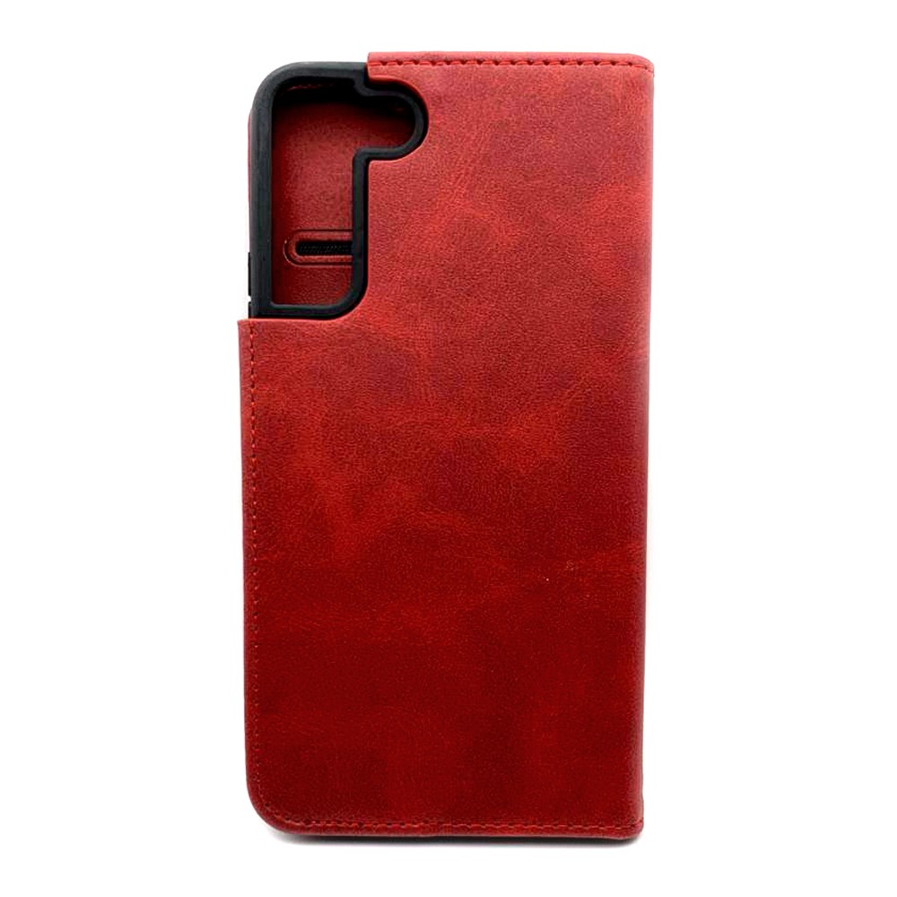 Книжка Black TPU Magnet для Samsung S22 Plus Червона-1