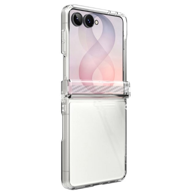 Чохол PC Pure Case для Samsung Galaxy Z Flip 8 (Clear)-0